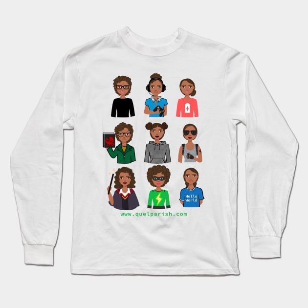 Cosplay Blerds - version "Cameron" Long Sleeve T-Shirt by quelparish